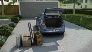 VW Golf 7  Animation Kofferraum mit variablen Ladeboden 2013 [upl. by Zacek]