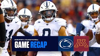 Penn State SURVIVES Minnesota to remain in Big Ten title picture  Game Recap [upl. by Ahsinned]