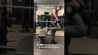 Si cambié o no cambié de pie parati gimnasio gym humor gimnasiomotivacion sigueme gym [upl. by Averil]