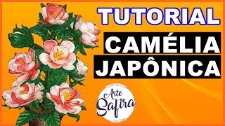 Camélia Japônica aprenda a fazer essa linda flor de eva no canal Arte Safira [upl. by Bowman349]