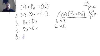 82 Predicate Logic Using the Rules of Inference [upl. by Notgnimer]