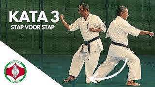 Kyokushin Karate 🥋🇳🇱  3e KATA met Uitleg Taikyoku Sono San [upl. by Shank]