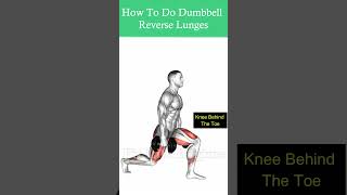 How To Do The Reverse Lunge Exercise Guide amp Tips [upl. by Irpak]