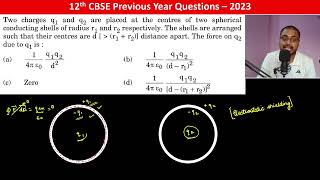 Two charges q1 and q2 are placed at the centres of two spherical conducting shells of radius r1 and [upl. by Wun]