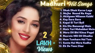 Madhuri Hit Songs bollywood movies love hindi romantic song [upl. by Rehpotsyrhc575]