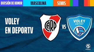 River Plate 🆚 UNTREF  Semifinal  Juego 2  División Honor Masculina  Vóley Metropolitano [upl. by Knut887]