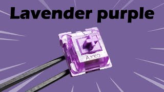 Best Budget Tactile Switch – Akko CS Lavender Purple  Tactile Review Comparison and Sound Test [upl. by Astrix]