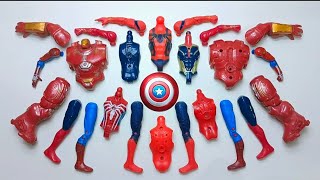 UNBOXING SUPERHERO SPIDERMAN  VISION  SPIDERMAN  IRON BUSTER superheroes [upl. by Retsek94]