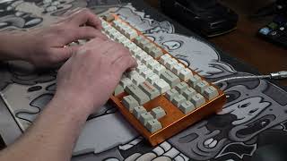 9973 Sound Test  Cherry MX Brown Switches  Alu Plate [upl. by Atiuqa27]