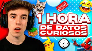 REACCIONO A 1 HORA de DATOS CURIOSOS [upl. by Lihp243]