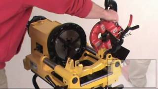 SDT 300 Compact Pipe Threading Machine fits Ridgid 67182 [upl. by Annelg]