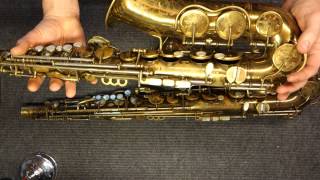 Repairmans Overview King Zephyr Special Saxophone [upl. by Hgieloj]