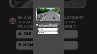 Quiz du code de la route automobile codedelaroute quiz [upl. by Madel]