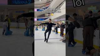 Different Figure Skaters Entering The Rink 😂 figureskating iceskate iceskating [upl. by Kermie]