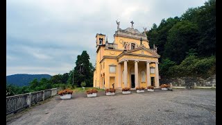 Il Santuario Madonna della Bocciola sul lago dOrta nel comune di Ameno in provincia di Novara [upl. by Ocsinarf]