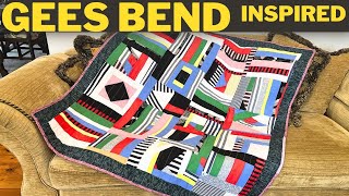 How to Create a Gees Bend Inspired Quilt [upl. by Wagstaff94]