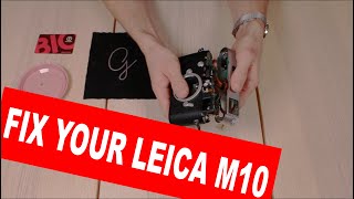 Service Leica M10P removing top plate and fix rangefinder issue  M10 M10P M10D and M10R [upl. by Lyndes512]