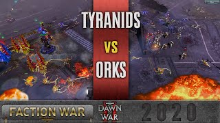 Dawn of War 2  Faction Wars 2020  Tyranids vs Orks [upl. by Elyad]