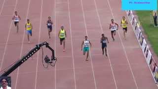 400m Run Men final National Open Athletics Championships2014 New Delhi [upl. by Hirz]