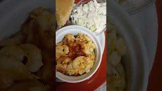 UNITED STATES Grilled Chicken With Escoffier BBQ Sauce amp Coleslaw amp Cornbread amp My Baked MacampCheese [upl. by Rhu569]