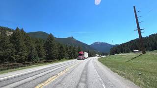 4K Driving from Bozeman to Big Sky Montana [upl. by Wieche]