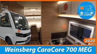 Weinsberg CaraCore 700 MEG  Integrated Made in Germany  Motorhome Tour  Caravansalon Dusseldorf [upl. by Vacla]