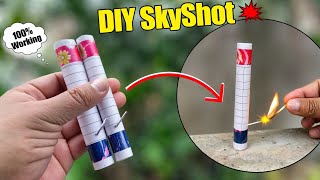 Homemade SkyShot Crackers 💥 How To Make Crackers at Home  How To Make Crackers With Paper [upl. by Bricker220]