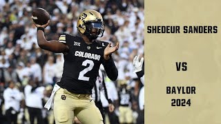 Sheduer Sanders vs Baylor 2024 [upl. by Nyvlem]