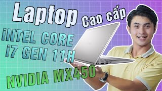 Dell Inspiron 5510 Core i7 111390H vs NVIDIA MX450  Edit video photoshop thả ga [upl. by Yrekaz]