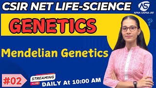 Mendelian Genetics  Unit 8  CSIRNET LIFESCIENCE apnasapnajrf [upl. by Wetzel]