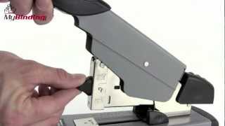 Swingline Deluxe Heavy Duty Stapler Demo [upl. by Llenet]