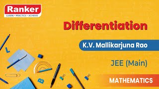 Differentiation Part 4  Mathematics  KV Mallikarjuna Rao  Rankers Learning [upl. by Stone]