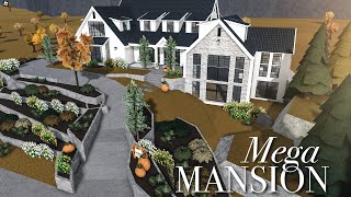 Autumn MEGA Mansion Bloxburg Speedbuild [upl. by Tempa]