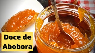 Como fazer Doce de Abobora Receita Portuguesa [upl. by Ocirrej]