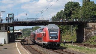 Bahnverkehr WuppertalSonnborn  BR 110 111 146 189 264 401 442 1440 3429 [upl. by Notlef]