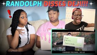 Randolph quotMANCHILD Deji Diss Trackquot Official Video REACTION [upl. by Notgnirrab842]