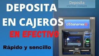 Como hacer un depósito en cajero Banamex [upl. by Ennayhs603]