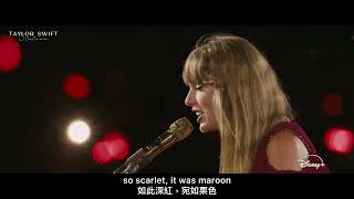 Taylor Swift  Maroon Live Clip from The Eras Tour Taylor’s VersionENGMAND Sub [upl. by Aerdnna]