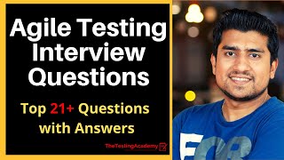 Agile Testing Interview Questions and Answers  21 Questions For Freshers amp Experienced Candidates [upl. by Lengel727]