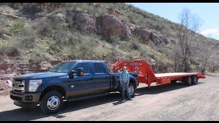 Ford 2015 F350 King Ranch review comparing to Ram 3500 gooseneck ball comparison [upl. by Ressler826]