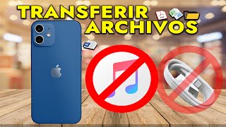 Como transferir archivos de un iphone a una pc si no tengo Itunes ni cable [upl. by Jun]