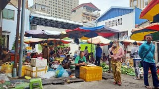 Cambodian Fish Market in Phnom Penh 🇰🇭🇰🇭🇰🇭 [upl. by Brookhouse247]