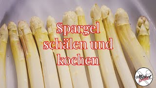 Spargel richtig schälen und kochen [upl. by Enywtna]