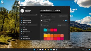 Come cambiare colore alla barra della applicazioni in Windows 11 [upl. by Quarta539]