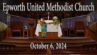 Epworth UMC online service for October 6 2024 [upl. by Aissatan]