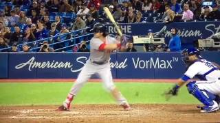 Andrew Benintendi Slow Motion Swing  RBI Double 418 [upl. by Wolfgang231]