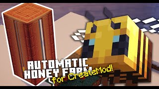 Automatic Honey Farm  Create Mod Minecraft Forge [upl. by Imoyn891]