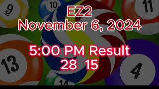 PCSO Lotto Result November 6 2024 Wednesday complete result [upl. by Cormier]