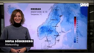 Prognos onsdag till och med fredag v49 [upl. by Zampino]