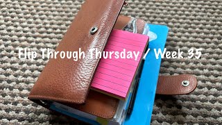 Flip Through Thursday  Week 35  August 2024  Pink Planner Girl [upl. by Heda]